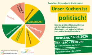 Einladung Wahlforum 16.06.2026 ab 15 Uhr in Bernburg