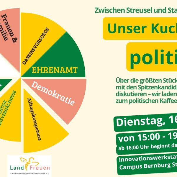 Einladung Wahlforum 16.06.2026 ab 15 Uhr in Bernburg
